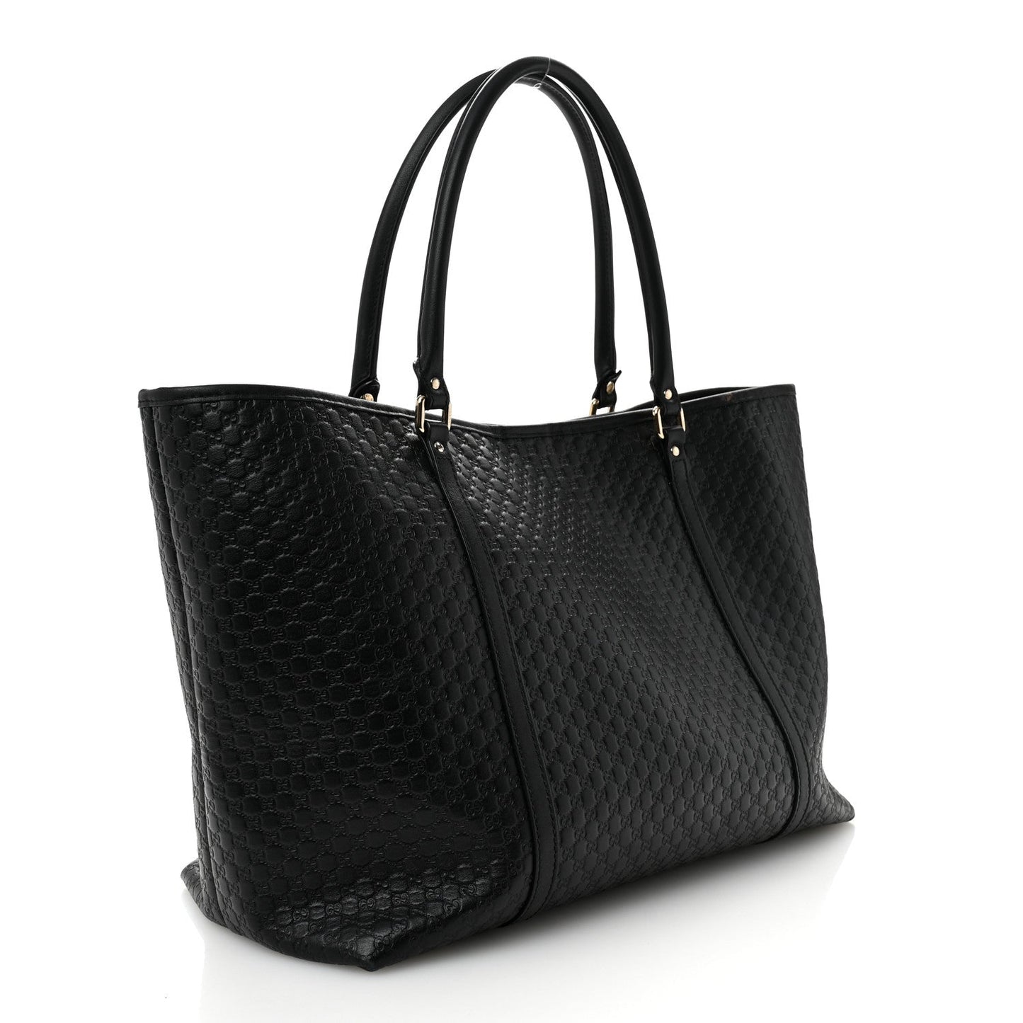 Microguccissima Large Joy Tote Black