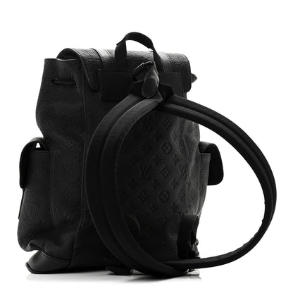 Taurillon Monogram Christopher PM Backpack Black