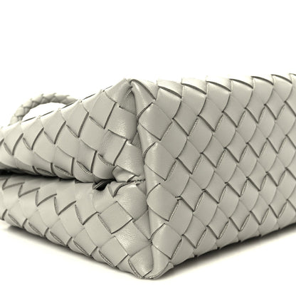 Nappa Intrecciato Small Andiamo Shoulder Bag Sterling