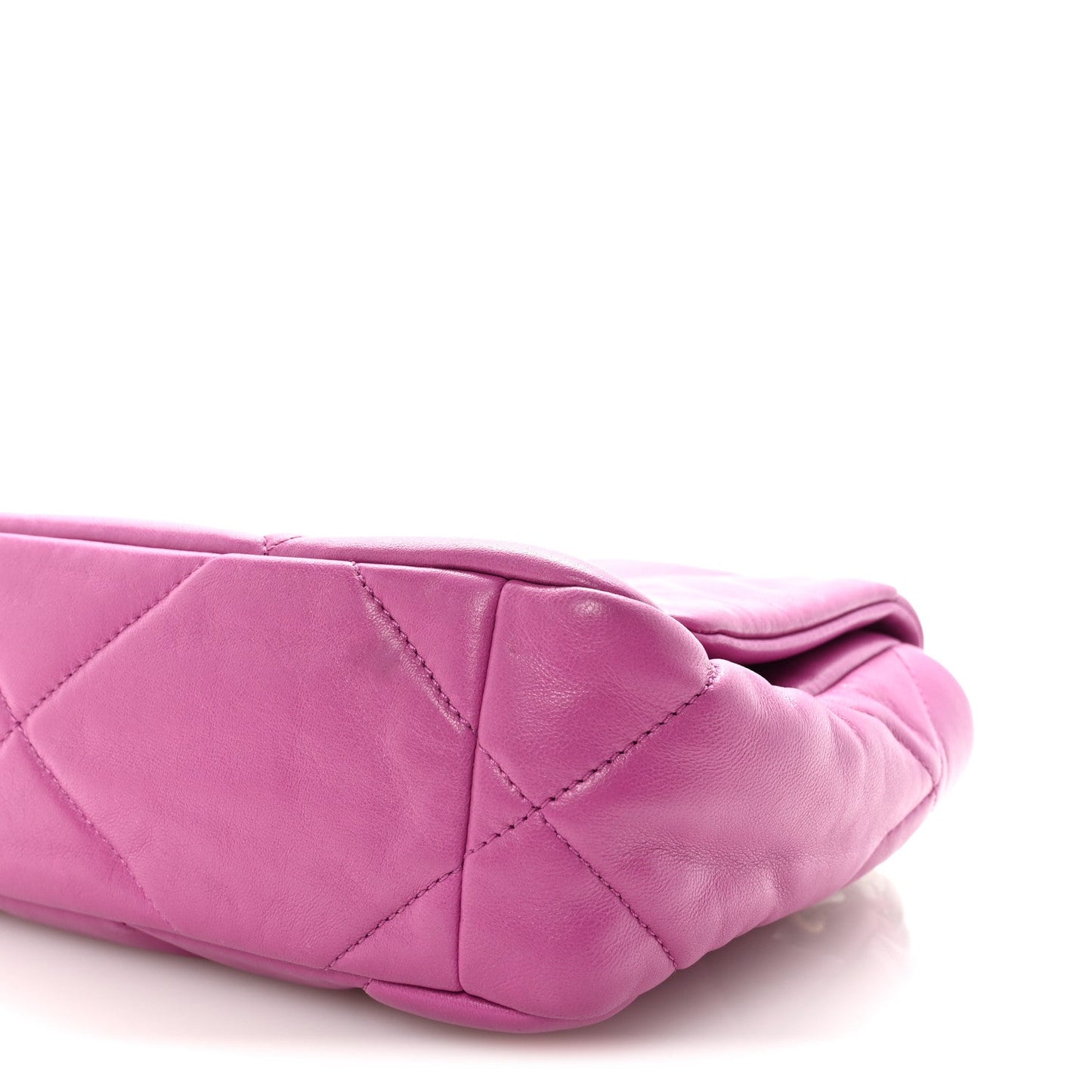 Lambskin Quilted Medium Chanel 19 Flap Purple