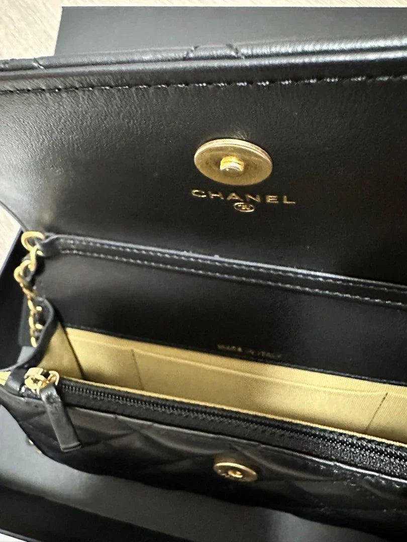 CL 23c rhombus gold ball chain bag