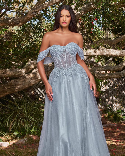 Pink Sleeveless Strapless Off-Shoulders Sweetheart Embroidery Prom Dress