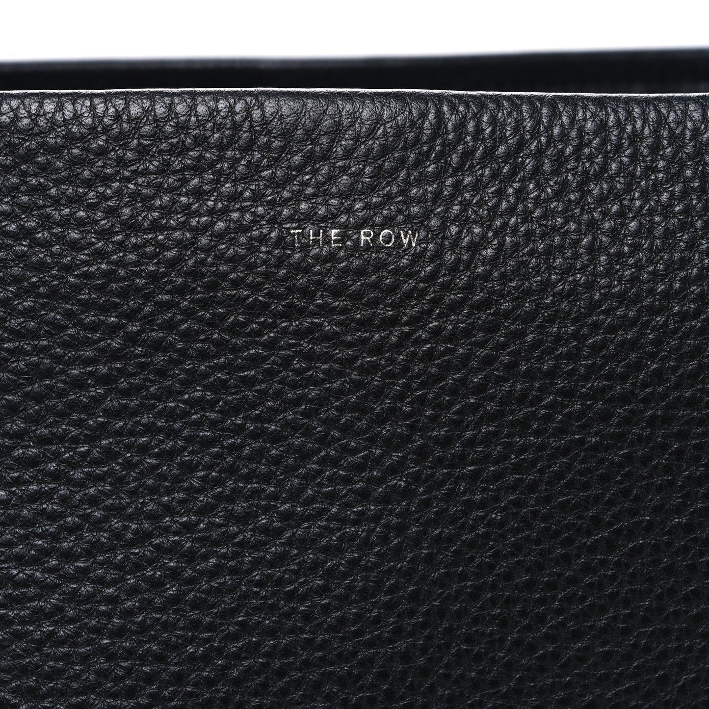 Grained Calfskin Medium N/S Park Tote Black