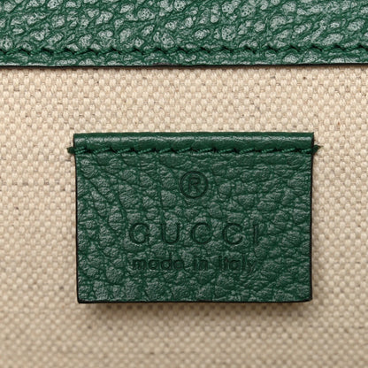 Pebbled Calfskin Small Dionysus Shoulder Bag Emerald