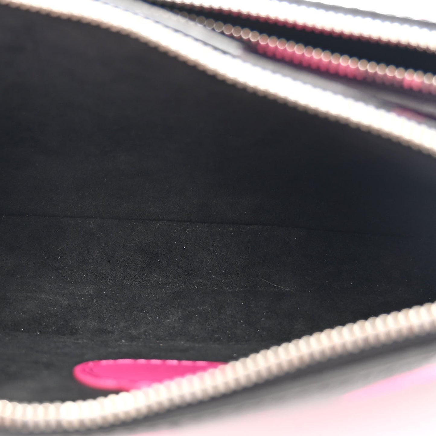 LV X YK Empreinte Multi Pochette Accessories Black Fuchsia