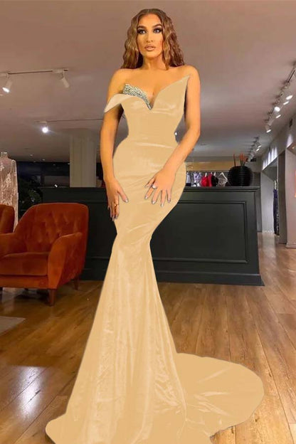 Glamorous Mermaid Evening Dress With Appliques