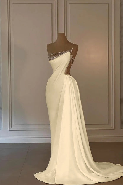 Fabulous Daffodil Asymmetric Sleeveless Ruched Patchwork Evening Dress