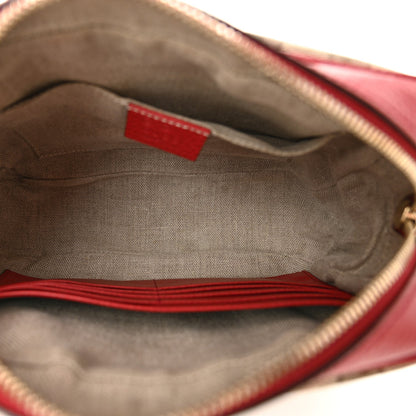 Monogram Mini Bree Messenger Bag Red