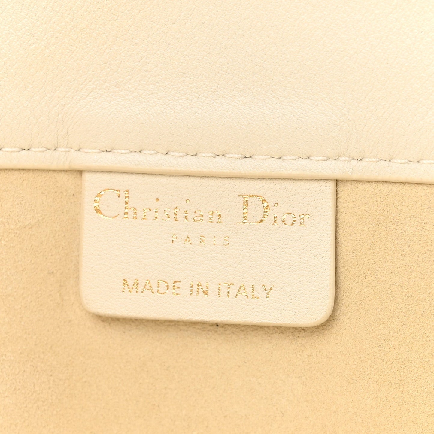 Calfskin Large Surrealism Book Tote Ivory