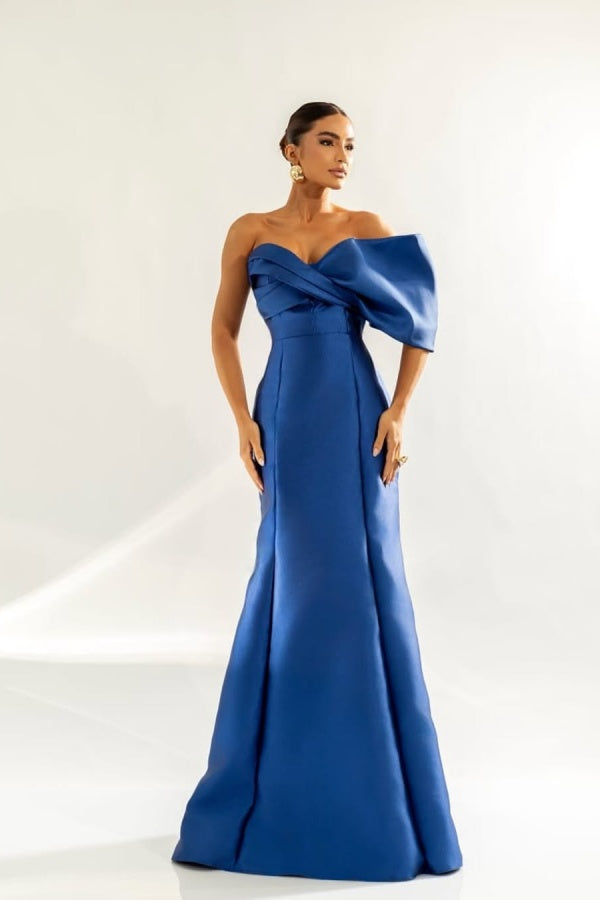 One Shoulder Long Prom Dress