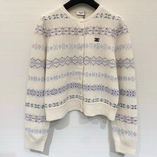 CELINE 25S WOOL CARDIGAN 0071