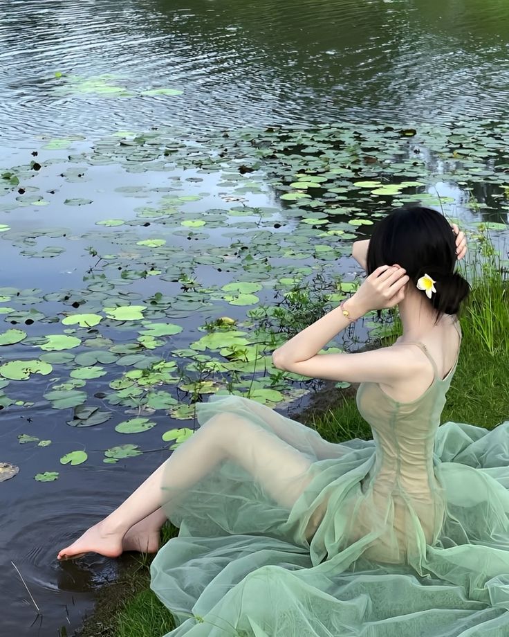Gentle A Line Spaghetti Strap Green Tulle Long Party Dress Evening Dress SH2857