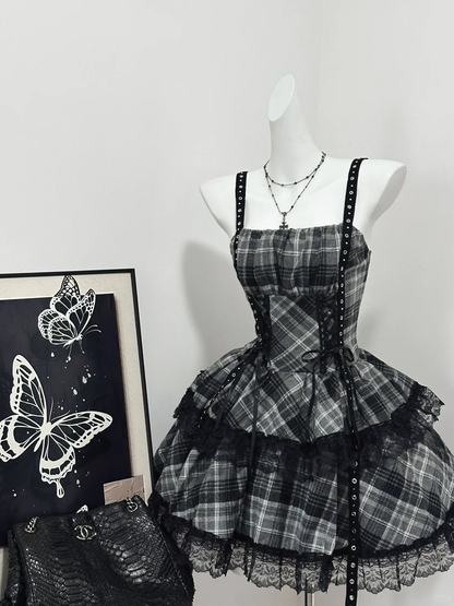 Vintage Spaghetti Straps Square Neck A Line Short Birthday Outfits Formal Homecoming Dress S626