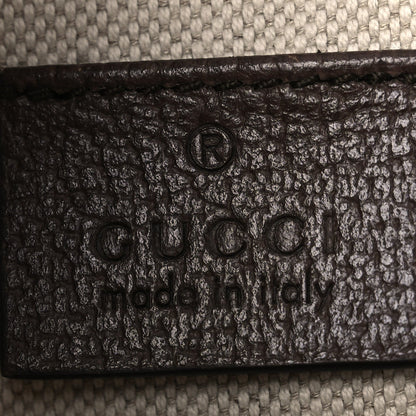 GG Supreme Monogram Neo Vintage Web Belt Bag Brown