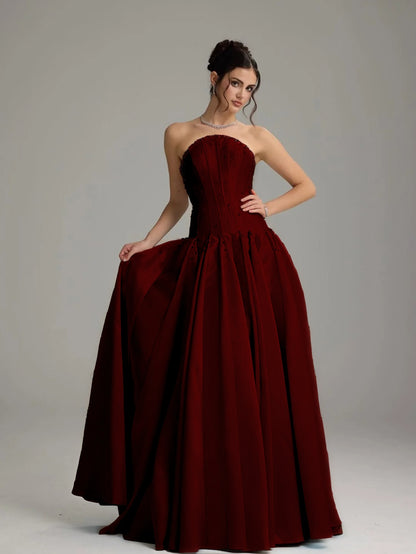 Graceful Sky Blue Straight Across Sleeveless Beaded Pleated Evening Dress