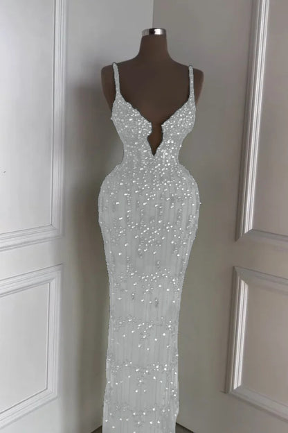 Luxurious Beaded Green Sweetheart Prom Dress