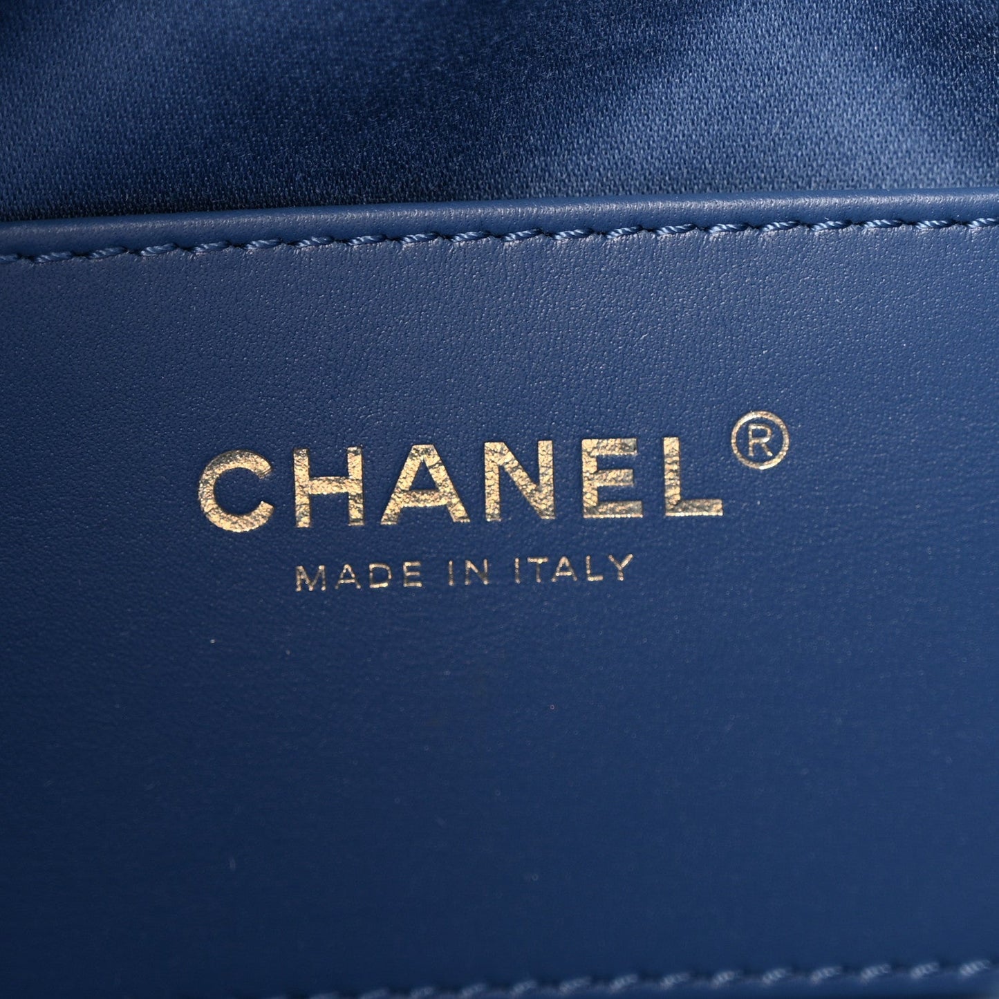 Washed Denim Quilted Mini Chanel 25 Handbag Blue