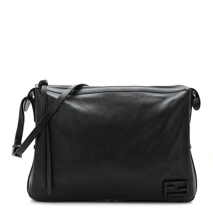 Vitello Large Simply Fendi Shoulder Bag Black