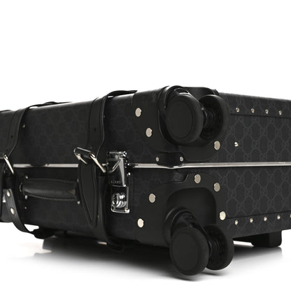 GG Supreme Monogram Globe-Trotter Carry-On Black