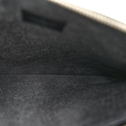 Lambskin Embossed Monogram Coussin MM Black Gray