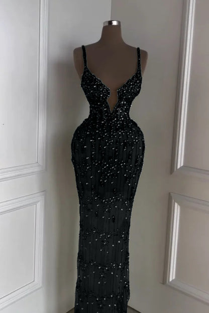 Luxurious Beaded Green Sweetheart Prom Dress
