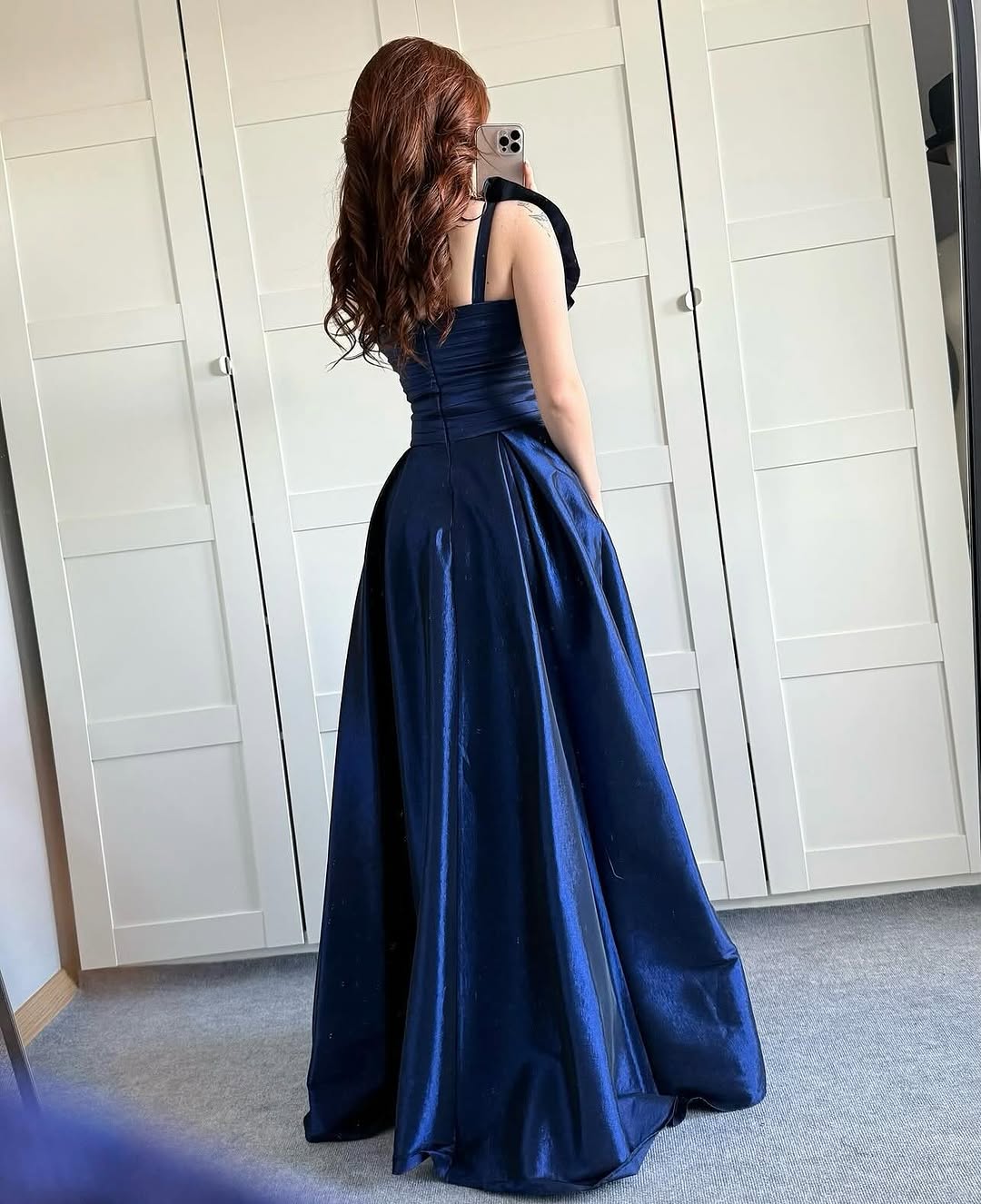 Sleeveless Asymmetric A-Line Beads Prom Dress