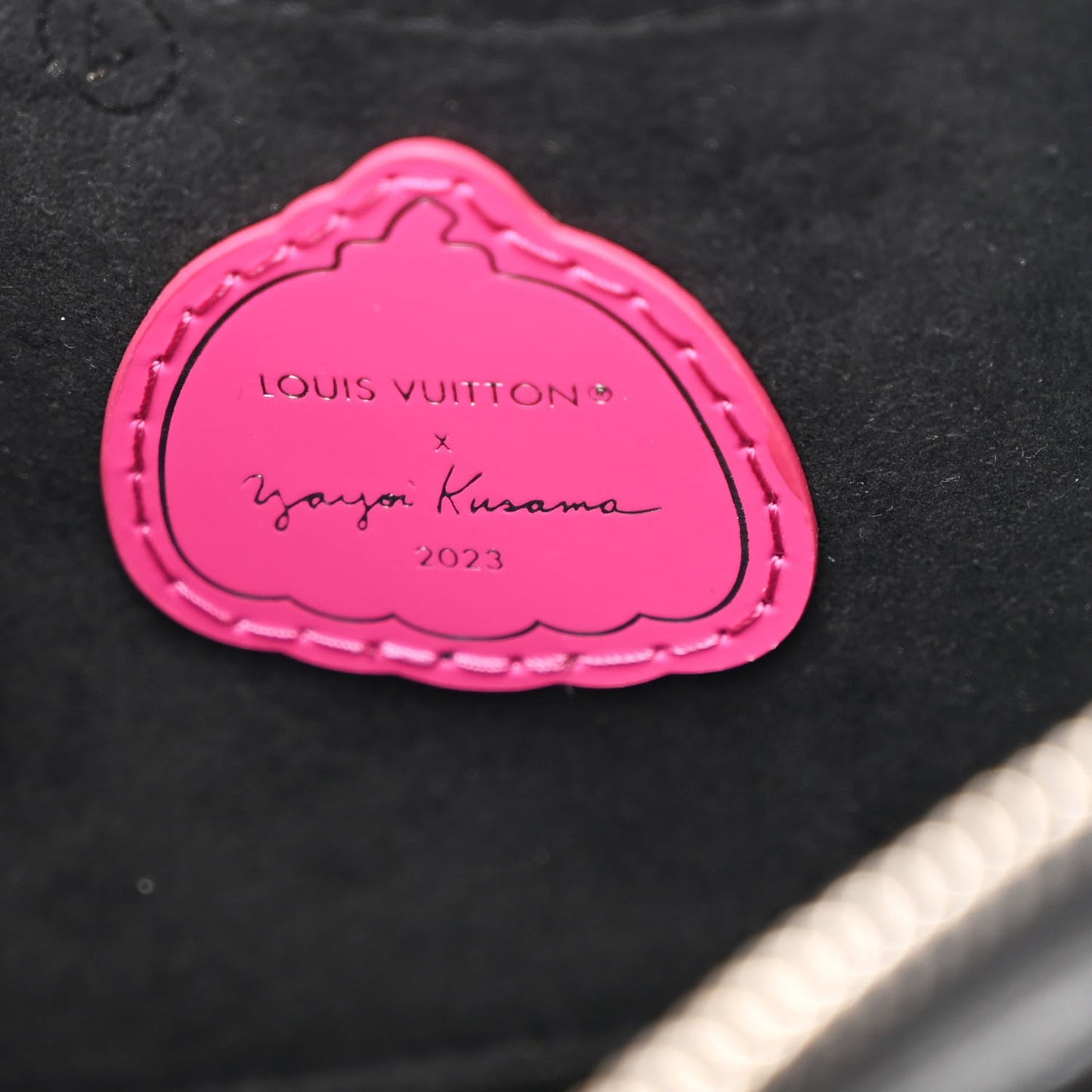 LV X YK Empreinte Multi Pochette Accessories Black Fuchsia