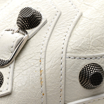 Agneau Arena Neo Cagole City Handbag Optic White