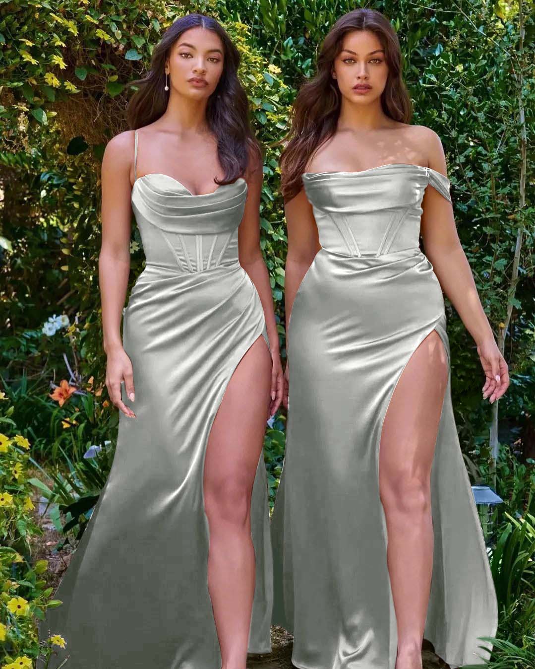 Stunning Slim Sleeveless Prom Dress With Split