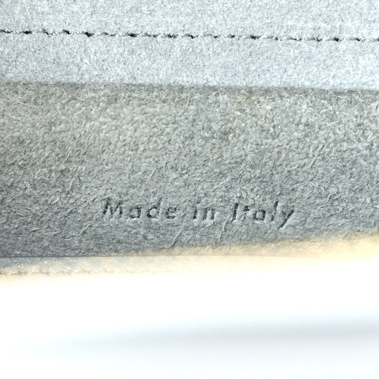 Grained Calfskin Micro Belt Bag Cloud