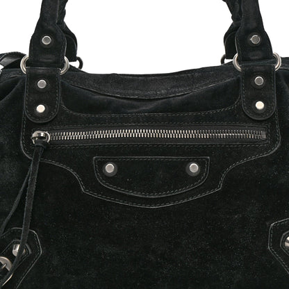 Baby Daim Suede Classic Hardware Town Black