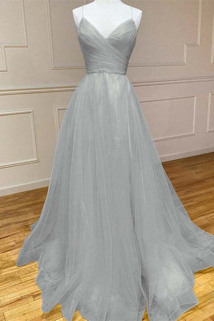 Amazing Yellow Spaghetti-Straps Prom Dress String Back