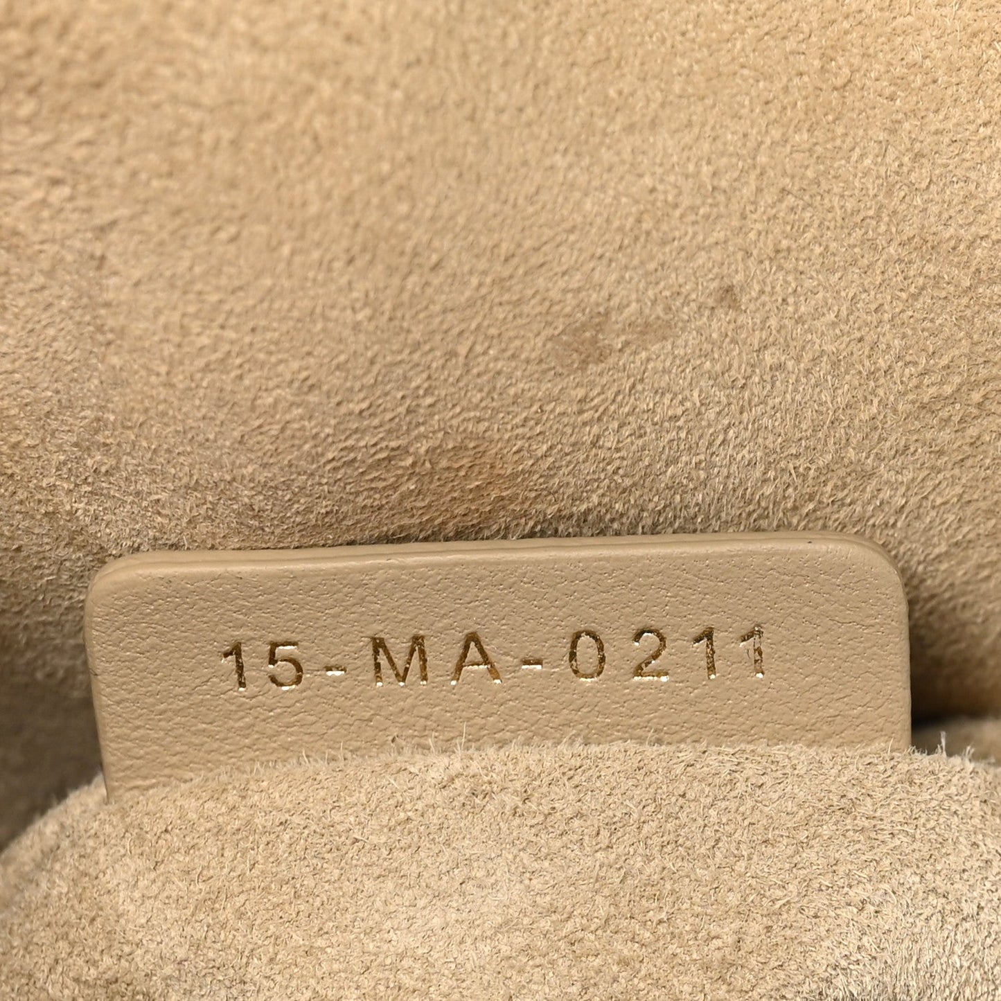 Lambskin Cannage Medium Lady Dior Sand
