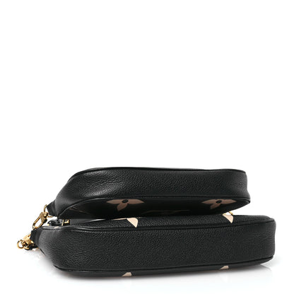 Empreinte Monogram Giant Multi Pochette Accessories Black Beige