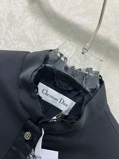 DIOR 25S SILK-BLEND KNIT JACKET STYLE 172
