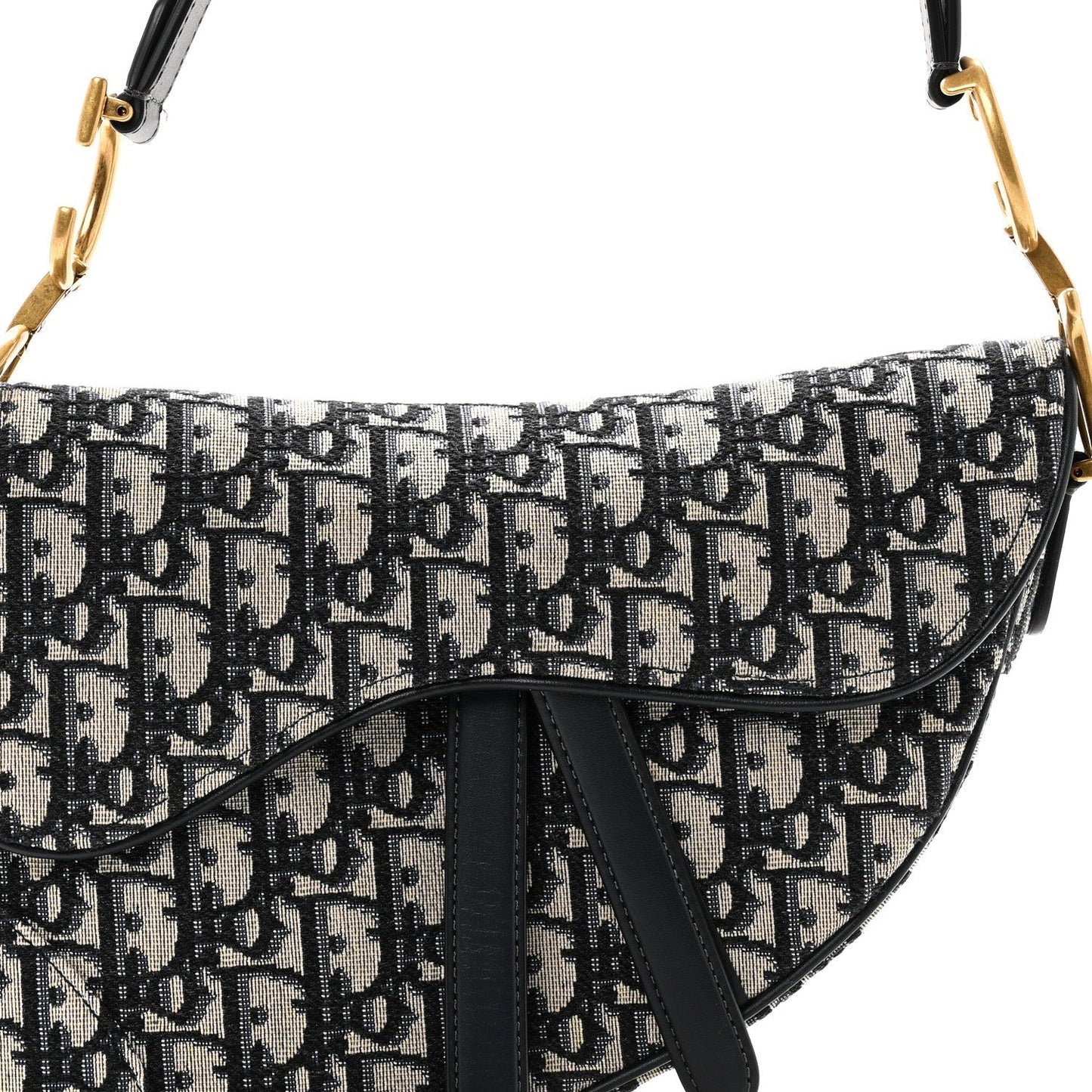 Oblique Saddle Bag Blue