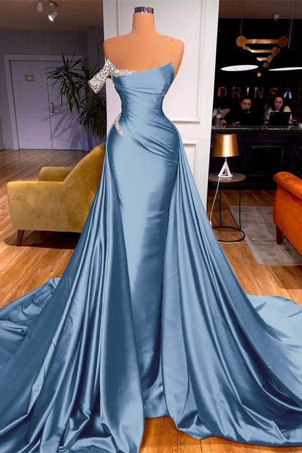 Mermaid Overskirt Prom Dress Off-the-Shoulder
