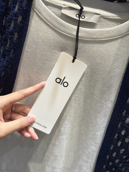 ALO T-SHIRT WITH SCARF STYLE 151
