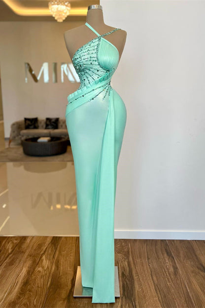 Amazing Mint Green Mermaid Prom Dress With Sequins