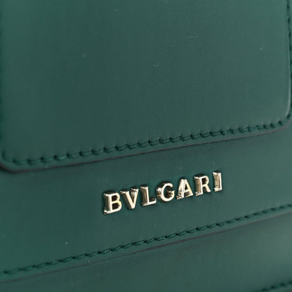 Calfskin Small Serpenti Forever Snake Strap Crossbody Bag Emerald Green