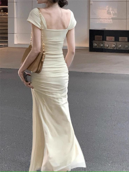 New Fashion Chiffon Evening Party Dress Bodycon Prom Dress SH1257