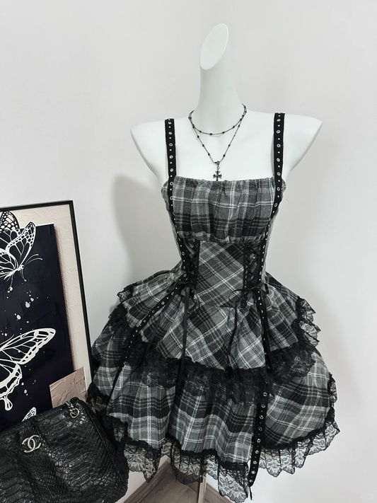 Vintage Spaghetti Straps Square Neck A Line Short Birthday Outfits Formal Homecoming Dress S626
