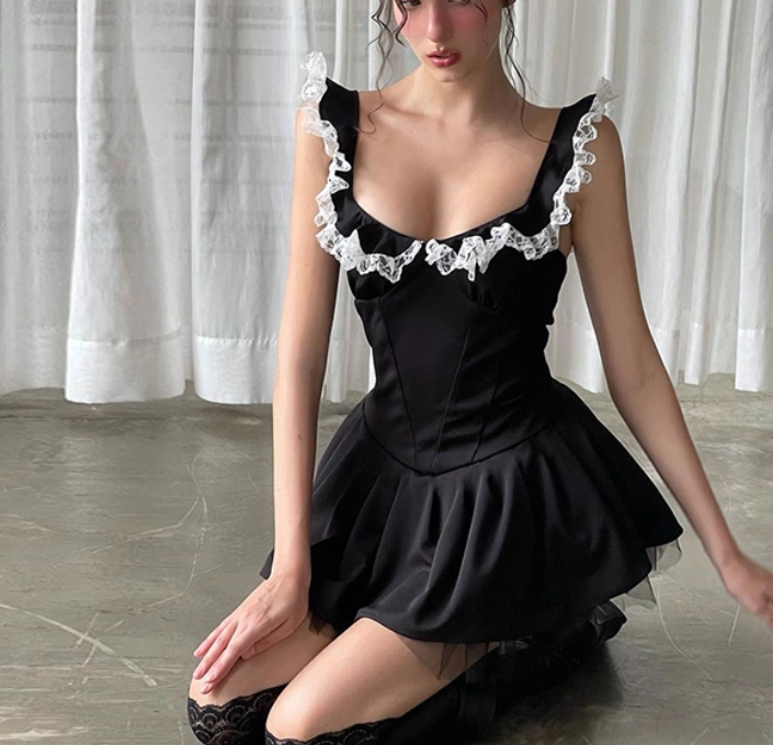 Homecoming Dress A-line Sleeveless Birthday Dresses HZ1024