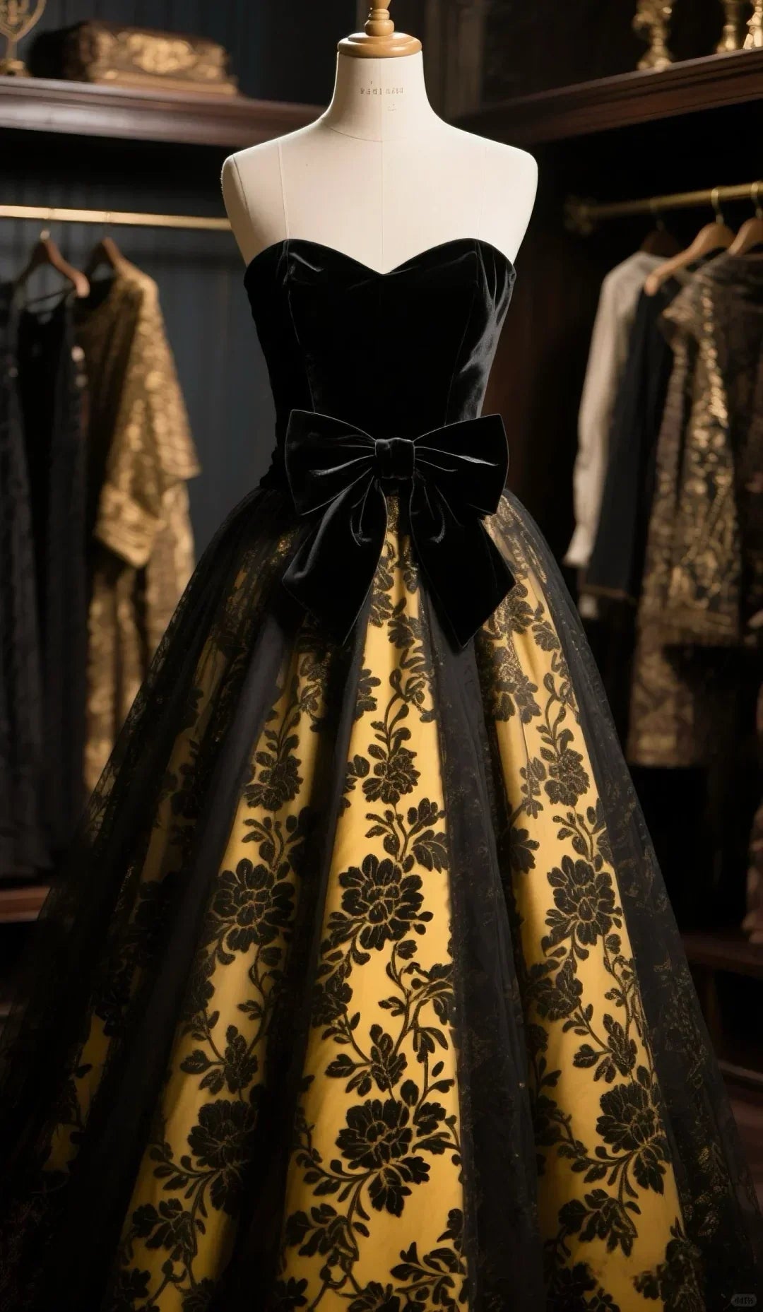 Ball Gown Sweetheart Velvet Tulle Flowers Long Prom Dress, Evening Dress  fg8491