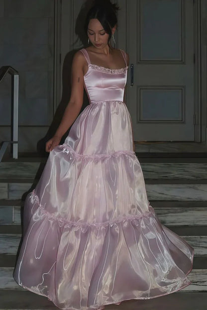 Cute Bateau Sleeveless A-Line Empire Party Prom Dress