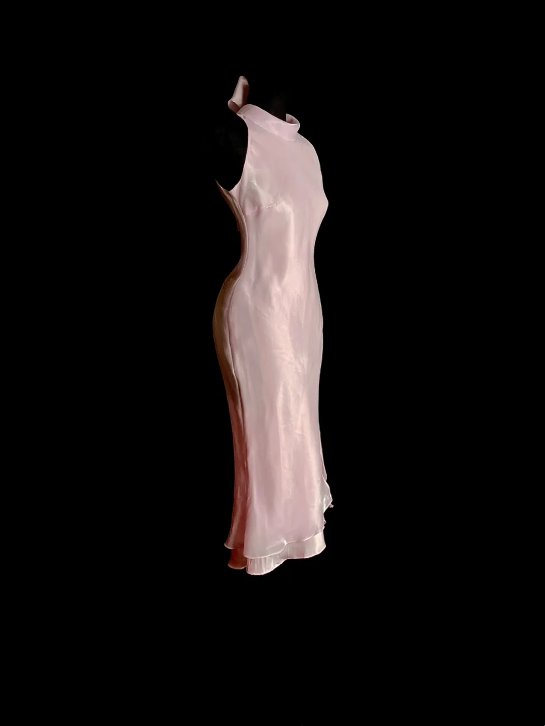 Unique Sheath High Neck Tea Length Formal 7th Grade Pink Homecoming Dresses Middle School Mid Length Prom Dress Hoco Outfits DH1320