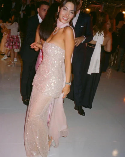 Sexy A Line Strapless Sequin Lilac Short Formal 8th Grade Homecoming Dresses Summer Middle School Hoco Dress 6th Grade Graduation Outfits DH1874