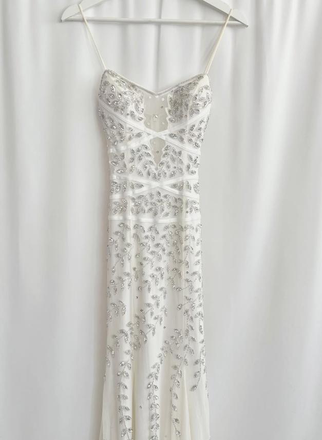 Gentle White Mermaid Spaghetti Straps Appliques Satin Tulle Long Prom Dress Evening Dress SH3545