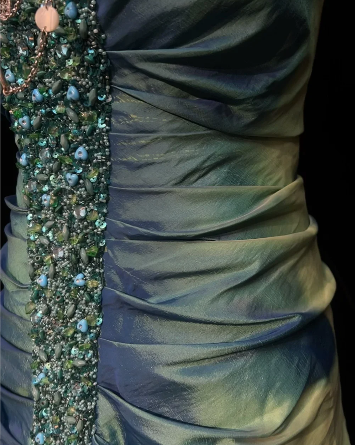 Sweetheart Sheath Long Prom Dresses Chic Satin Evening Dresses Sleeveless Formal Dresses DP04400