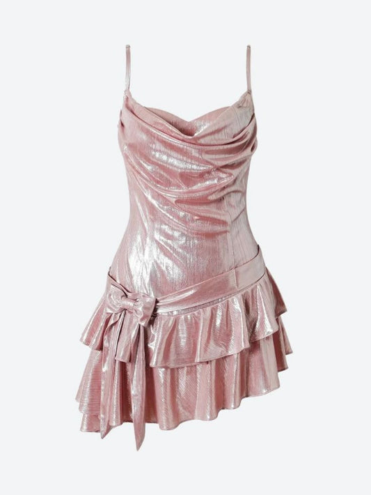 Simple Sheath Spaghetti Straps Pink Short Summer 18th Birthday Dress Hoco Dress Birthday Outfit 15th Birthday Mini Party Dresses DP1154